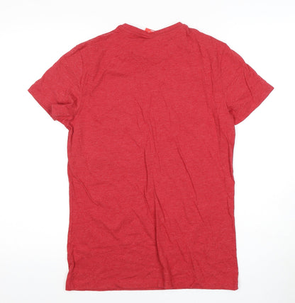 Mens UK Size S Coca-Cola Red  T-Shirt