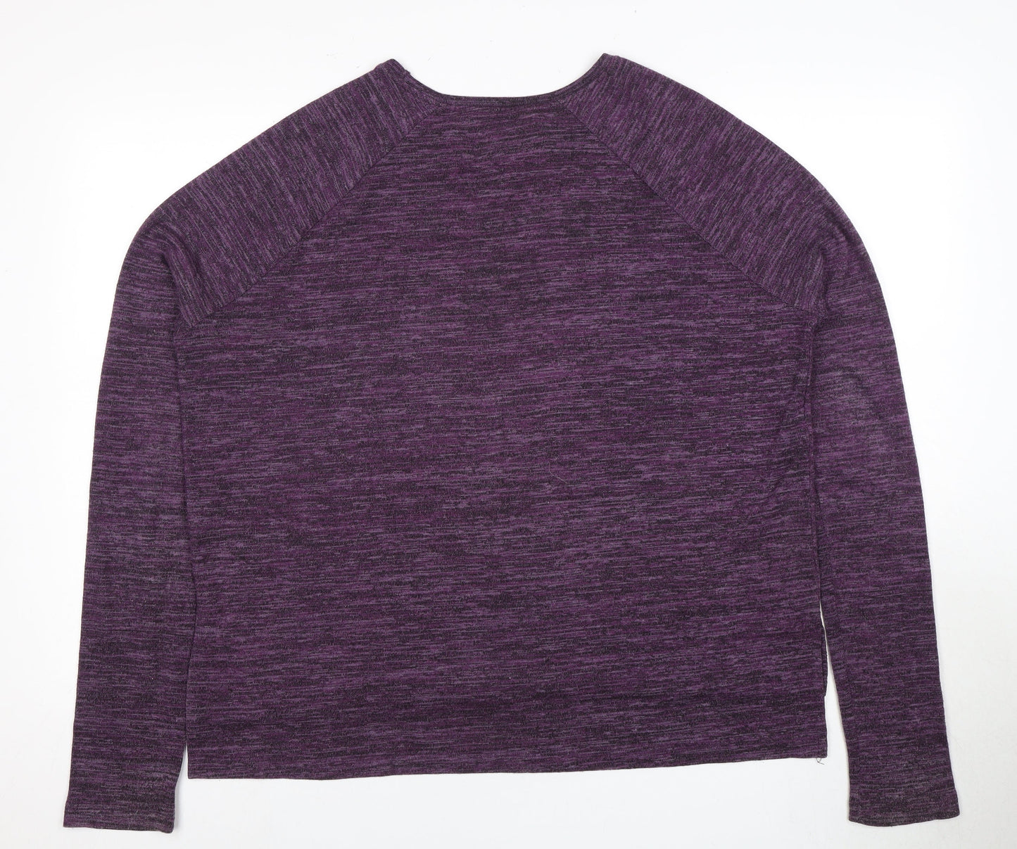 Unisex Adults UK Size M Superdry Purple Basic T-Shirt