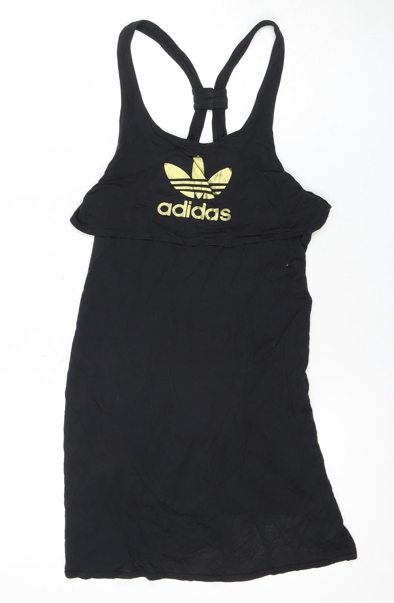 Adidas Women's Black Tank Top Lyocell Size 14