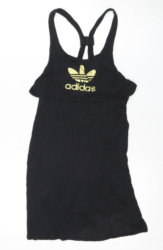 Adidas Women's Black Tank Top Lyocell Size 14