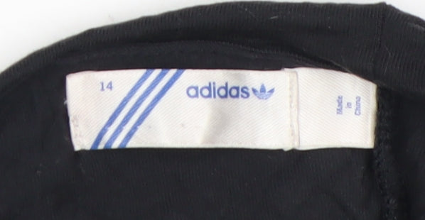 Adidas Women's Black Tank Top Lyocell Size 14