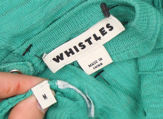 UK Size M Whistles Green  Blouse