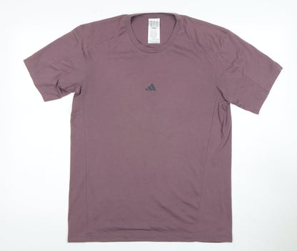 Adidas Men's Purple Medium T-Shirt Short Sleeve