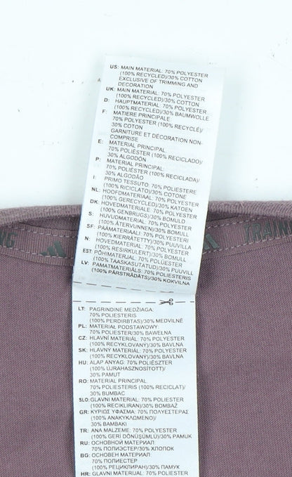 Adidas Men's Purple Medium T-Shirt Short Sleeve