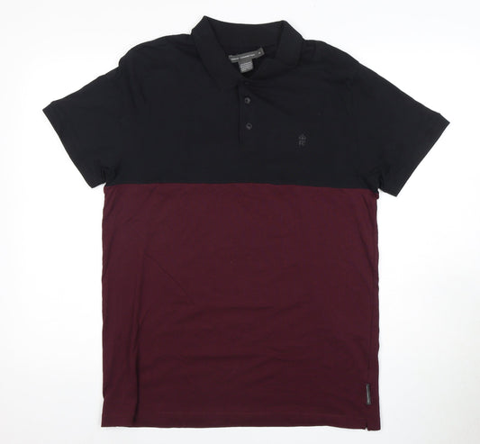 French Connection Men's XL Colourblock Polo Shirt