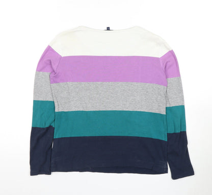 Womens UK Size 12 Maine Multicoloured Basic T-Shirt