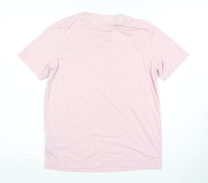 Unisex Adults UK Size S Reebok Pink Basic T-Shirt