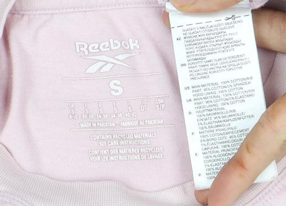 Unisex Adults UK Size S Reebok Pink Basic T-Shirt