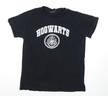 Unisex Adults UK Size XS Harry Potter Black  T-Shirt