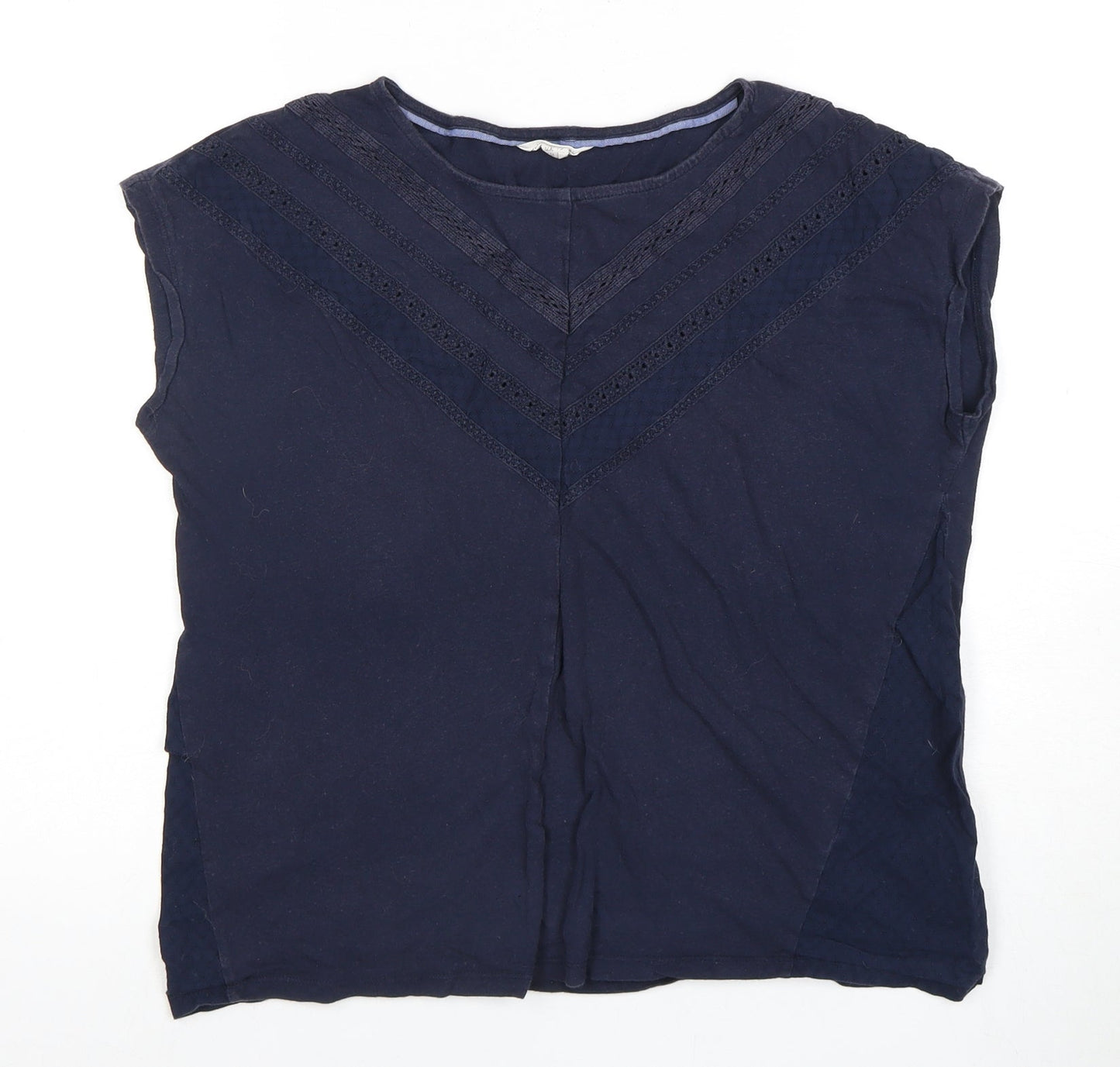 Womens UK Size 12 White Stuff Blue Basic Blouse