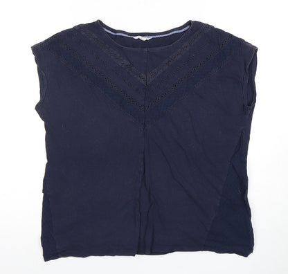 Womens UK Size 12 White Stuff Blue Basic Blouse