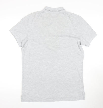 Jack Wills Grey Polo Shirt Men’s M Grey Casual Wear