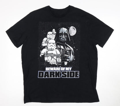 Star Wars Men's XL Black Graphic T-Shirt