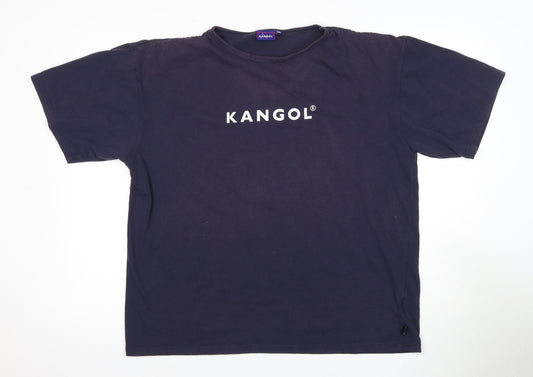 Kangol Men's 2XL Blue Crew Neck Short Sleeve T-Shirt