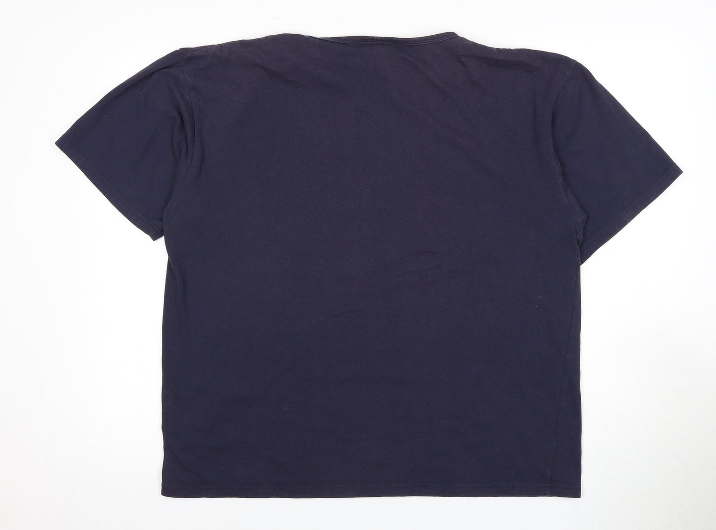 Kangol Men's 2XL Blue Crew Neck Short Sleeve T-Shirt