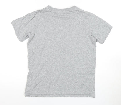 Nike Boys Grey XS T-Shirt Short Sleeve Casual
