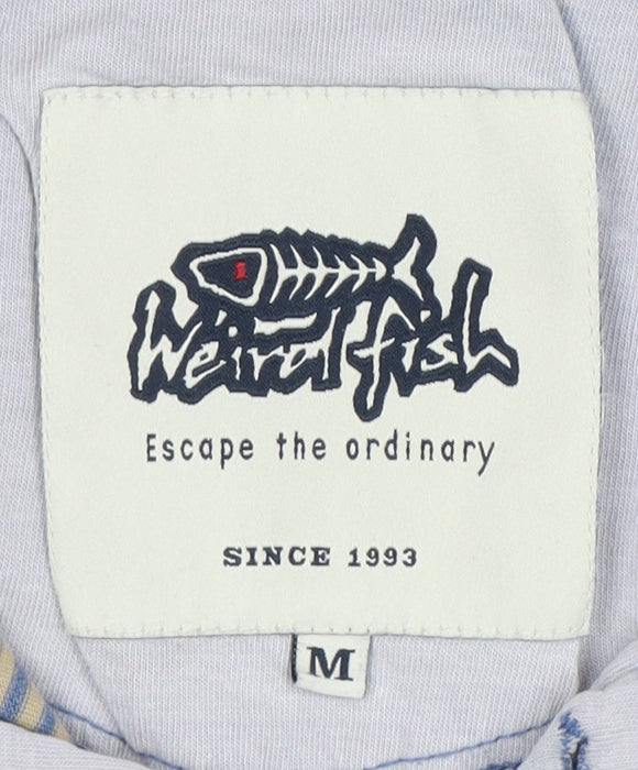 Weird Fish Men's Multicoloured Striped Polo M