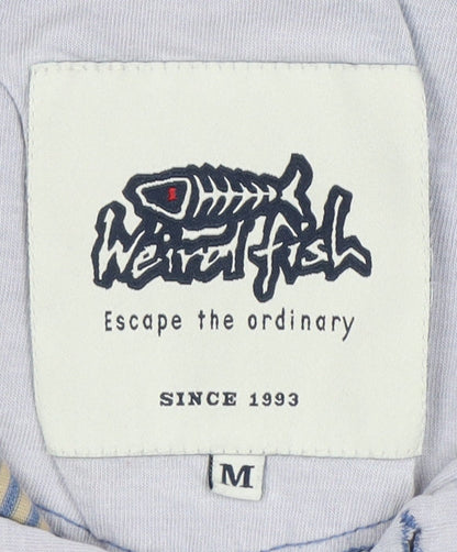 Weird Fish Men's Multicoloured Striped Polo M