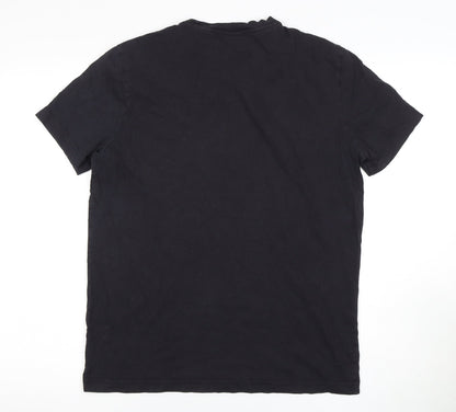 Mens UK Size M Champion Black  T-Shirt