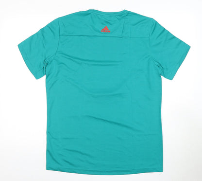Adidas Men's Green T-Shirt M Jersey for Football & Gym