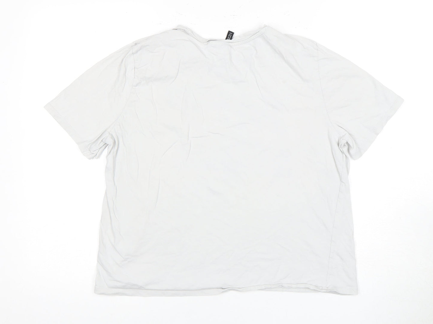 Unisex Adults UK Size EUR 38 H&M White Basic T-Shirt