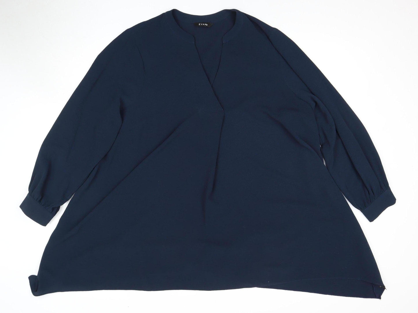 Evans Women's Blue Long Sleeve Blouse Size 20