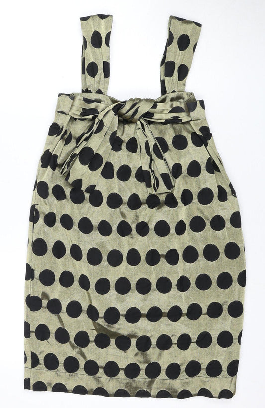 French Connection Women's Black Polka Dot Dress