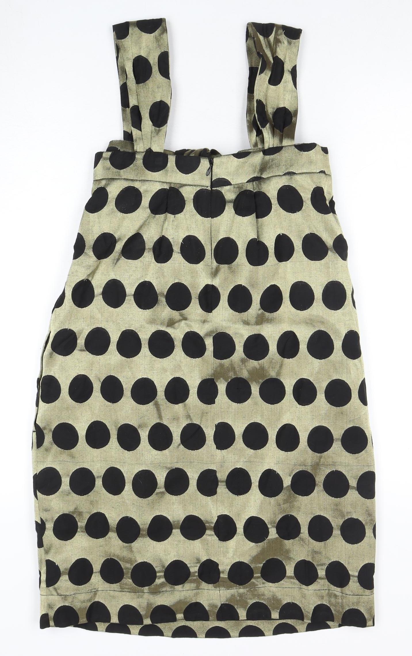 French Connection Women's Black Polka Dot Dress