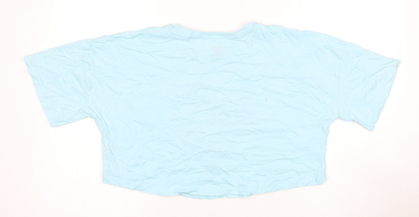 Chupa Chups Unisex Blue Retro T-Shirt Size S