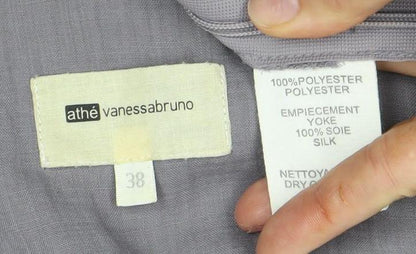 Aline Vanessabrunno Women's Grey Tunic Blouse Size 10