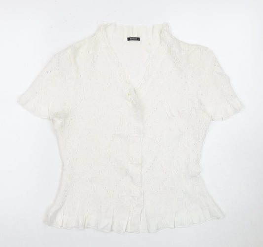 Womens UK Size L Roman White  Blouse