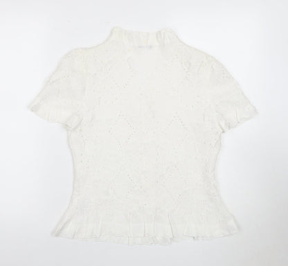 Womens UK Size L Roman White  Blouse