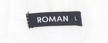 Womens UK Size L Roman White  Blouse