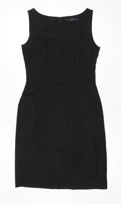 H&M Women's Black Sheath Dress Size 10 Workwear