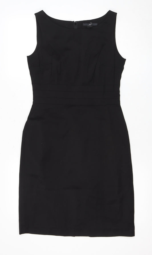 H&M Women's Black Sheath Dress Size 10 Workwear