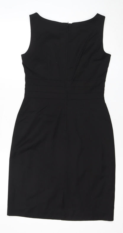 H&M Women's Black Sheath Dress Size 10 Workwear