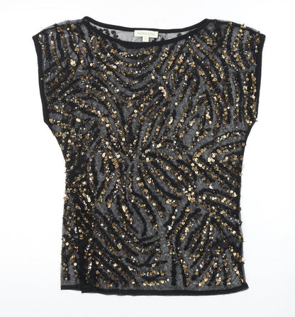 Womens UK Size S Monsoon Black  Blouse