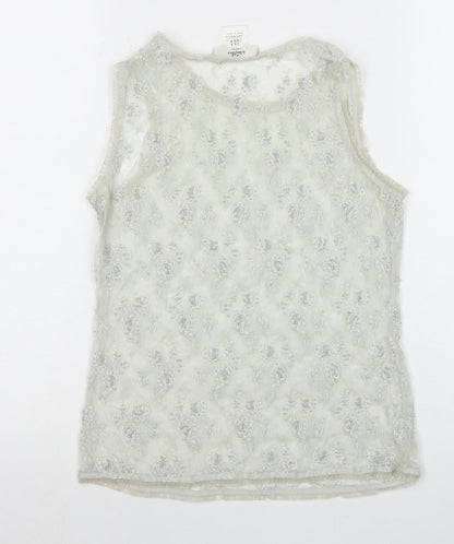 Whistles Women's Ivory Tank Top UK Size 8