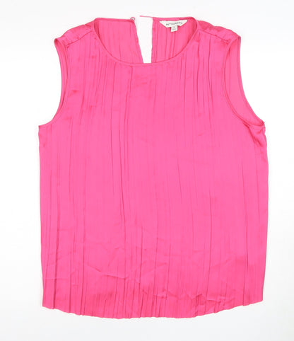 Womens UK Size 12 Marks and Spencer Pink  Blouse