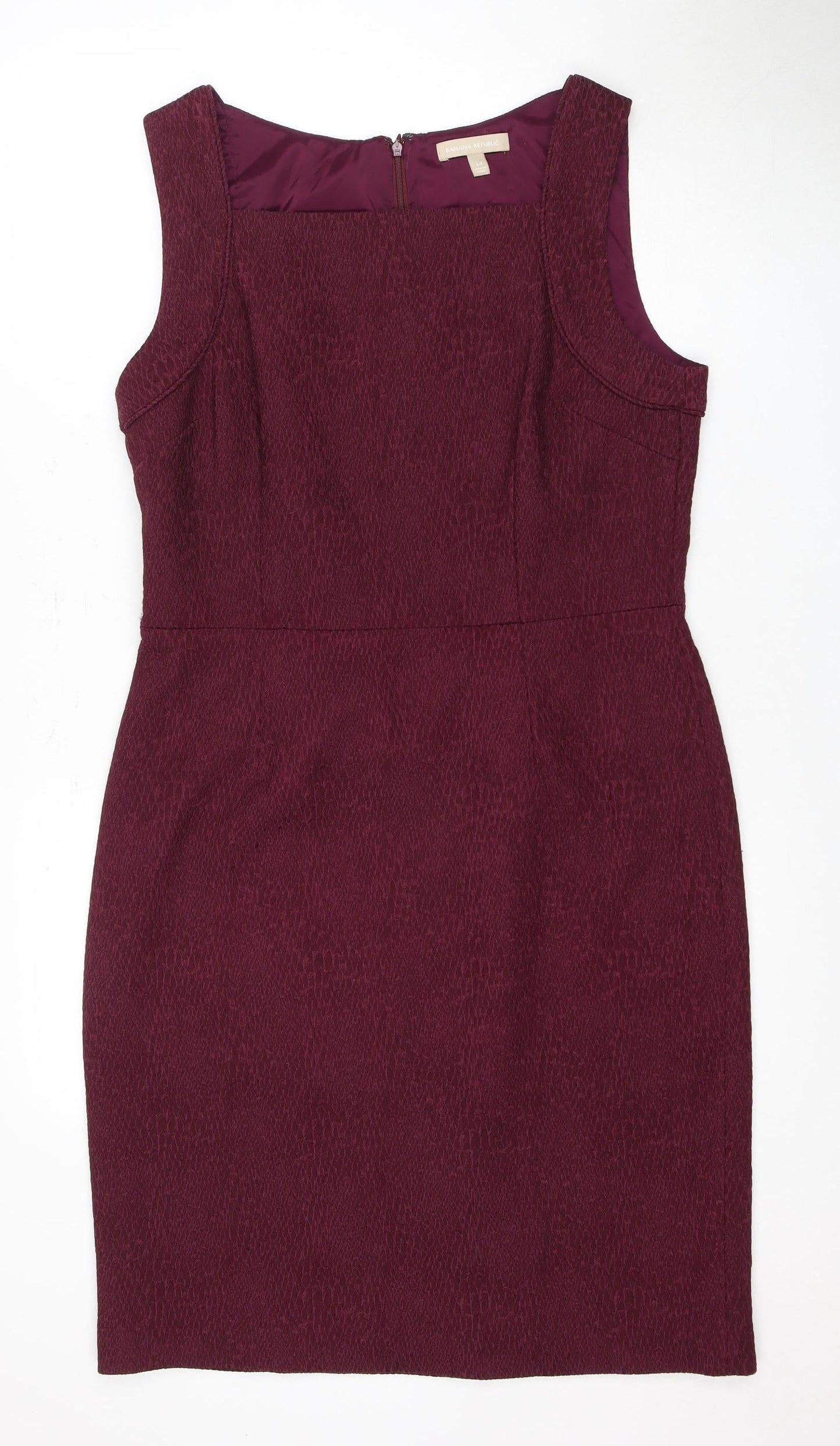 Banana Republic Women's Purple Size 14 Sheath Dress