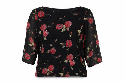Womens UK Size 12 Marks and Spencer Black  Blouse