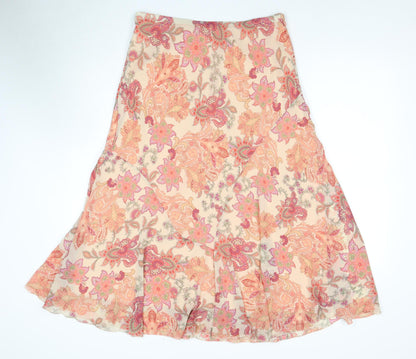 Marks and Spencer Women's Multicoloured A-Line Skirt Size 16