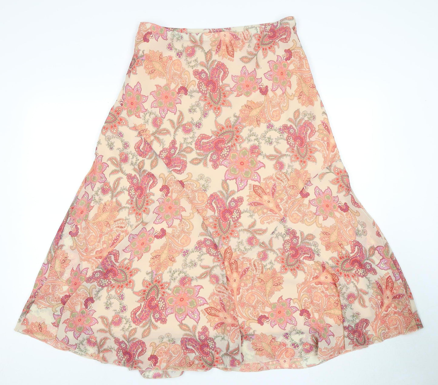 Marks and Spencer Women's Multicoloured A-Line Skirt Size 16