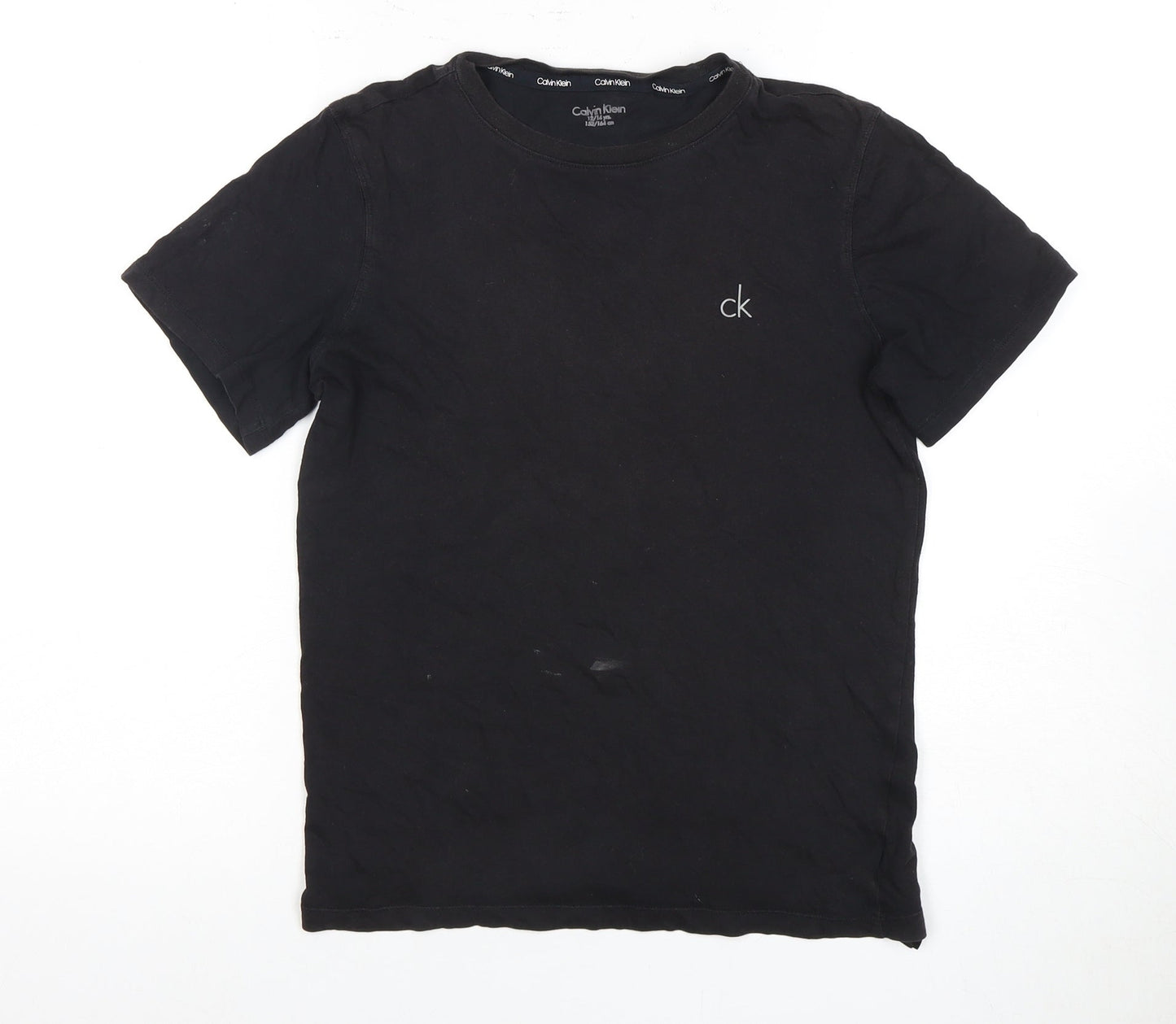 Calvin Klein Kids Black Logo T-Shirt - 12-13 Years, Unisex