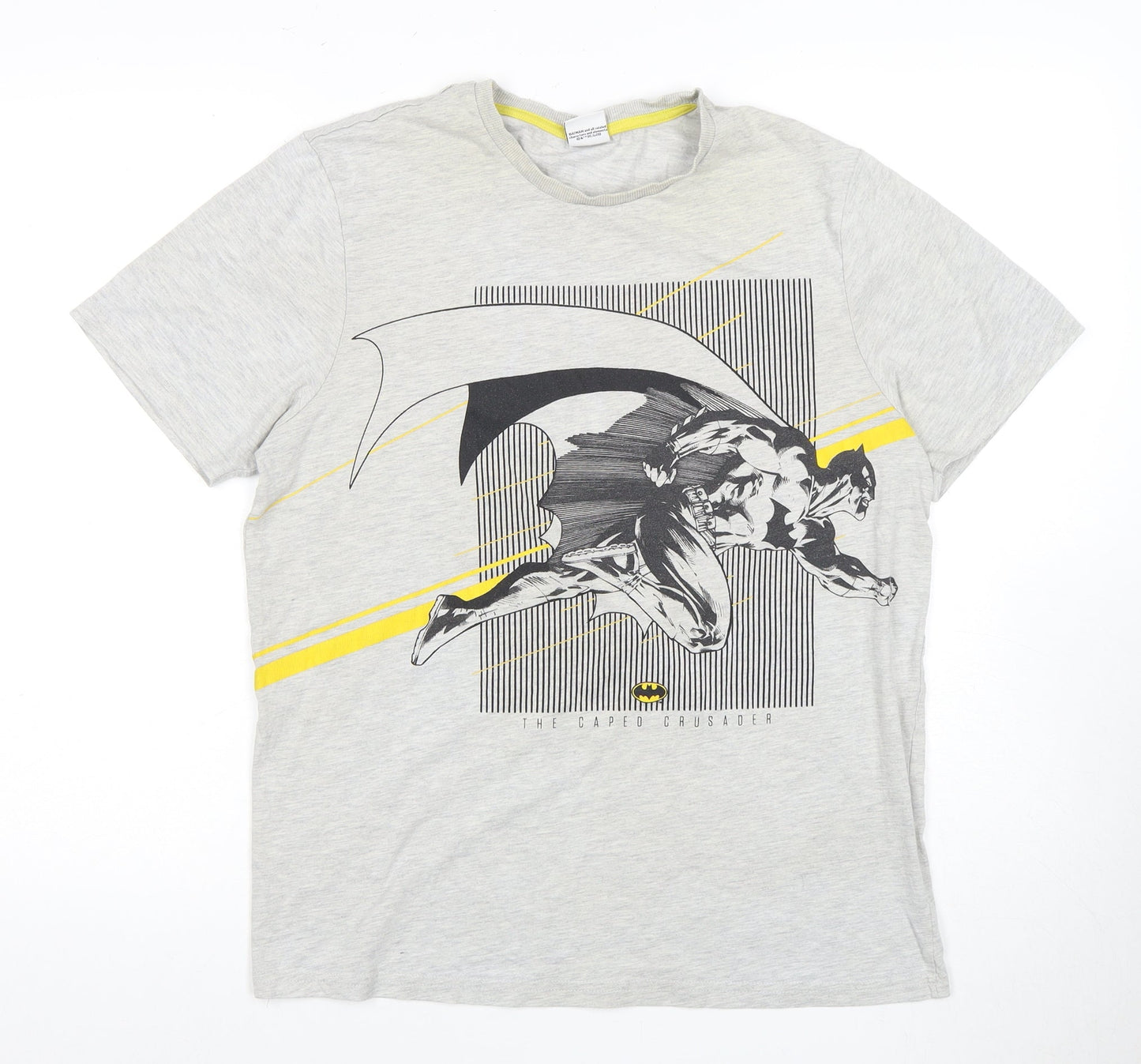 Mens UK Size M Batman Grey  T-Shirt