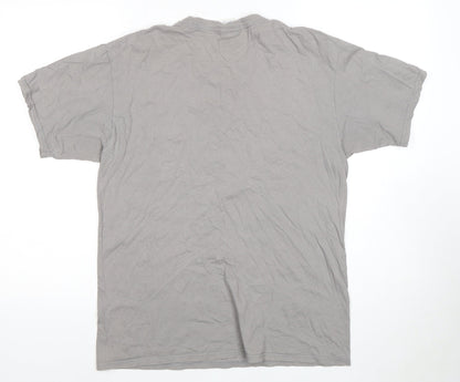 Star Wars Men's Grey T-Shirt - Medium, Movie Graphic