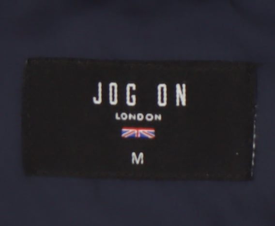 Mens UK Size M JOG ON Blue Puffer Jacket