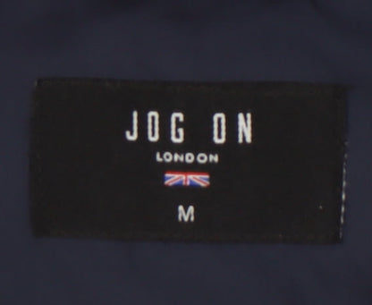 Mens UK Size M JOG ON Blue Puffer Jacket
