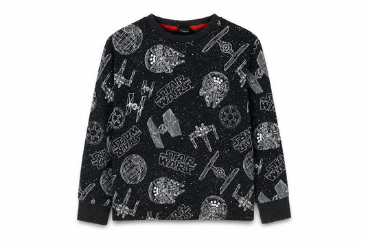 Boys Star Wars Pyjama Top, Black, Size 8, Long Sleeve