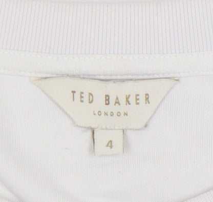 Ted Baker Women’s White Pullover Sweatshirt Size 10